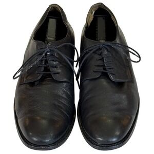 Cole Haan Black Leather Cap Toe Derby Dress Shoes 13M Men's Lace-Up Oxford